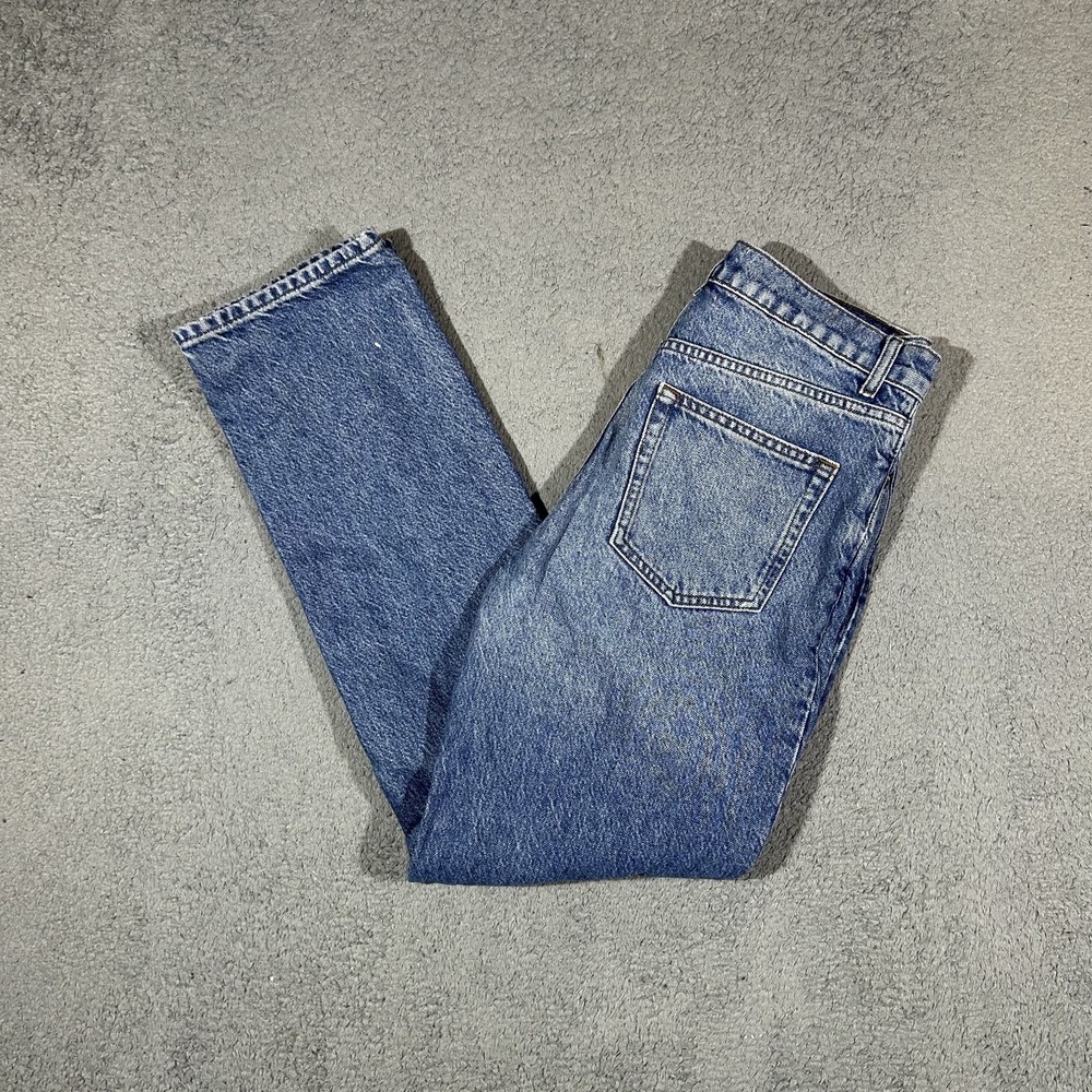 Reformation Jeans Womens 28 Wilder High Rise Straigh Leg Relaxed Blue Denim#3480